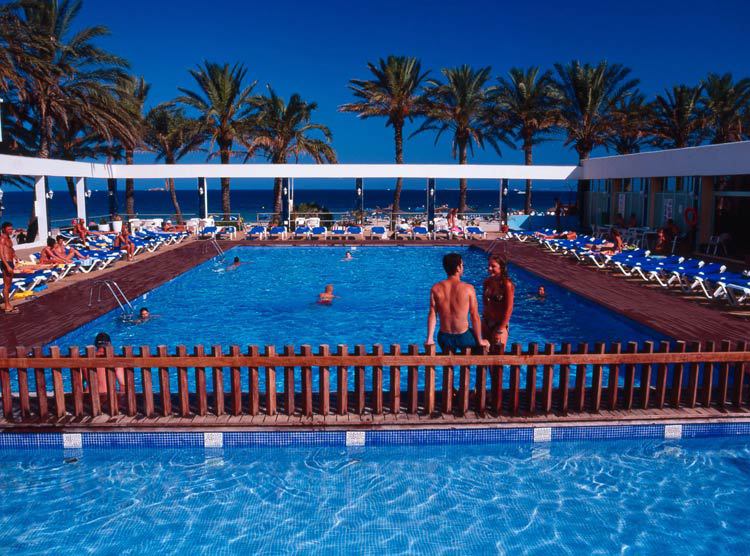 Hotel Fiesta Club Playa D'En Bossa Ibiza-Stadt Exterior foto
